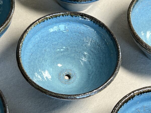 Blumentopf, blau – Bild 2