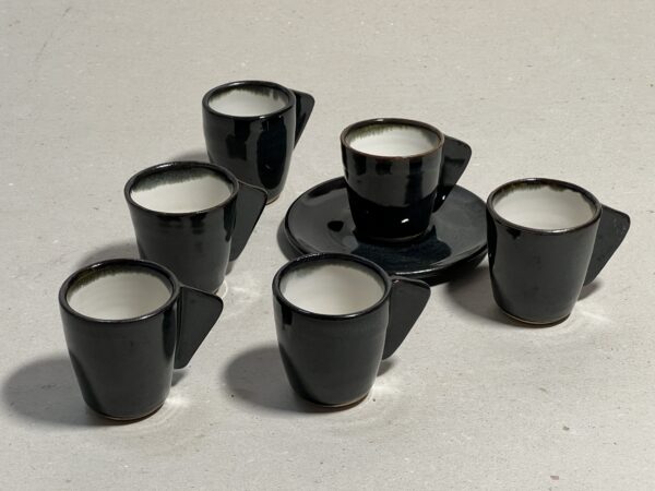 Espressotässchen, Schwarz