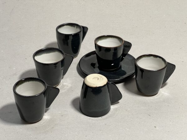 Espressotässchen, Schwarz – Bild 2