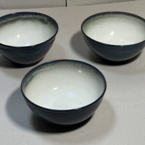 Schälchen, Blau und Weiss