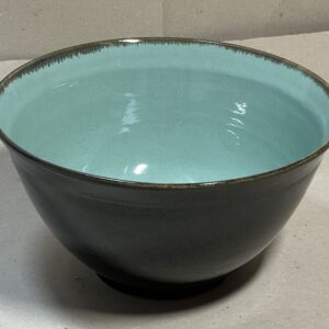 Schüssel schwarz und türkis